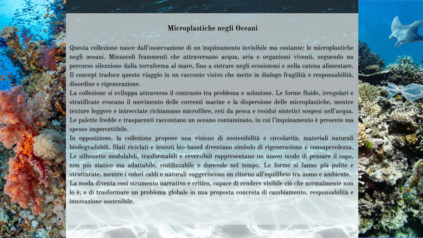 Microplastiche negli oceani — Concept, tavola 3 di 12
