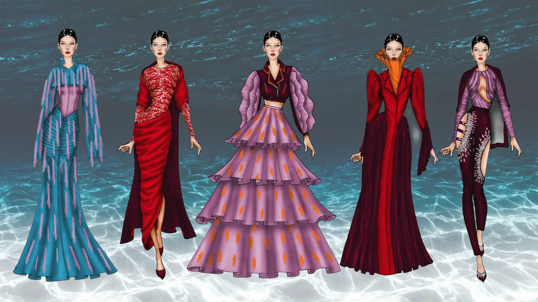Microplastiche negli oceani — Line-up, tavola 9 di 12